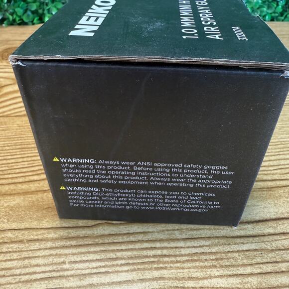 NIB 31207a Hvlp Mini Gravity Feed Air Spray Paint Gun 1.0 Mm Nozzle Size 125 Cc - Picture 6 of 11